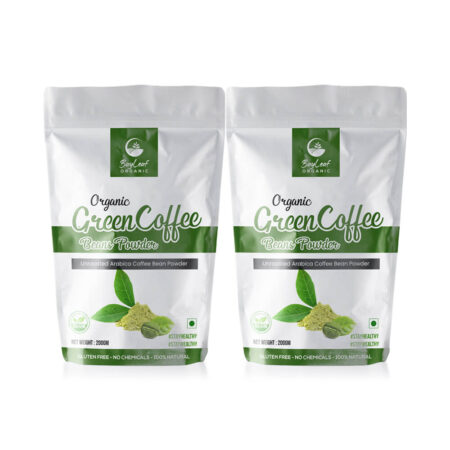 BayLeaf Green Coffee Beans Powder For Immunity :400gm | Premium Green Coffee Powder